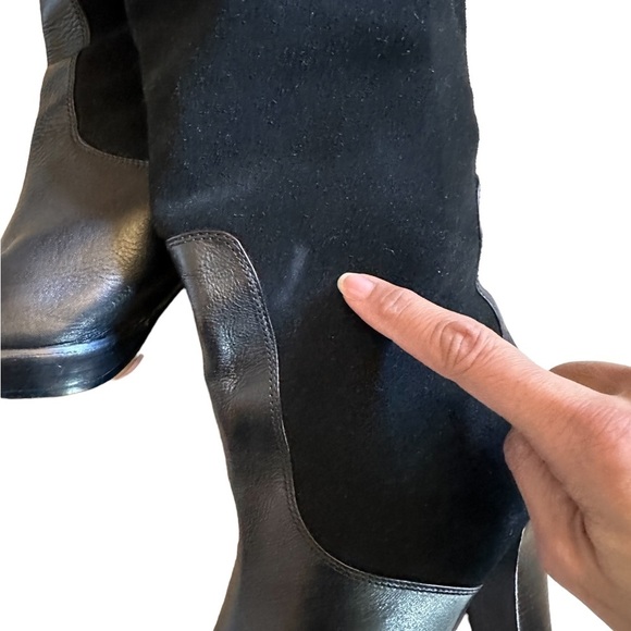 Steven by Steve Madden Leather & Suede Knee High Boots - Picture 11 of 14